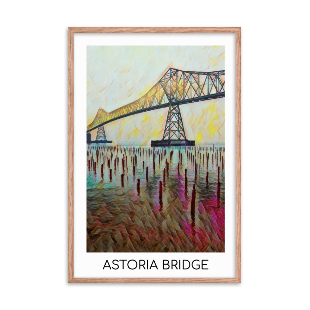 Astoria Bridge - Framed poster
