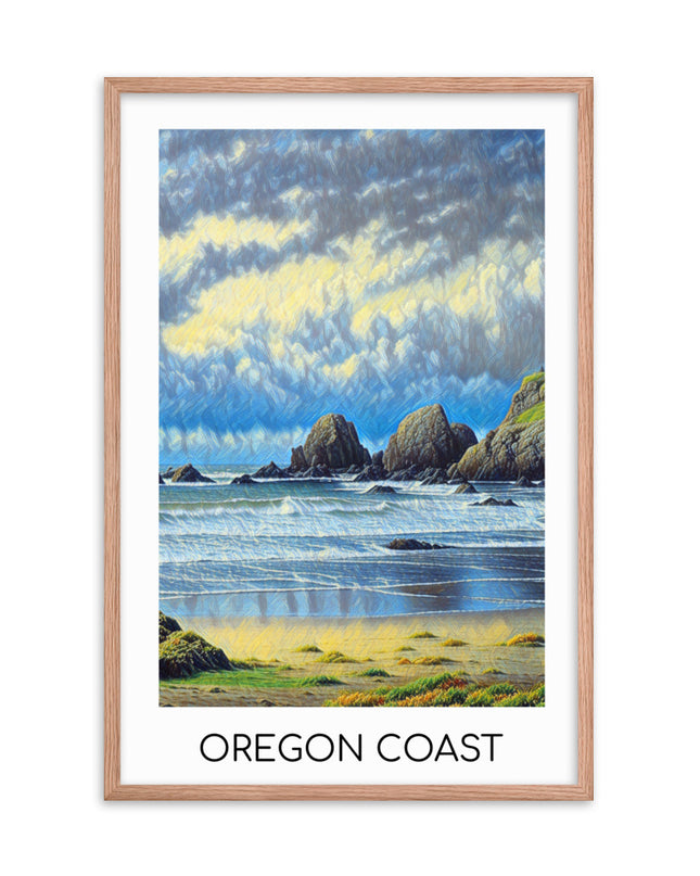 Oregon Coast - Framed poster