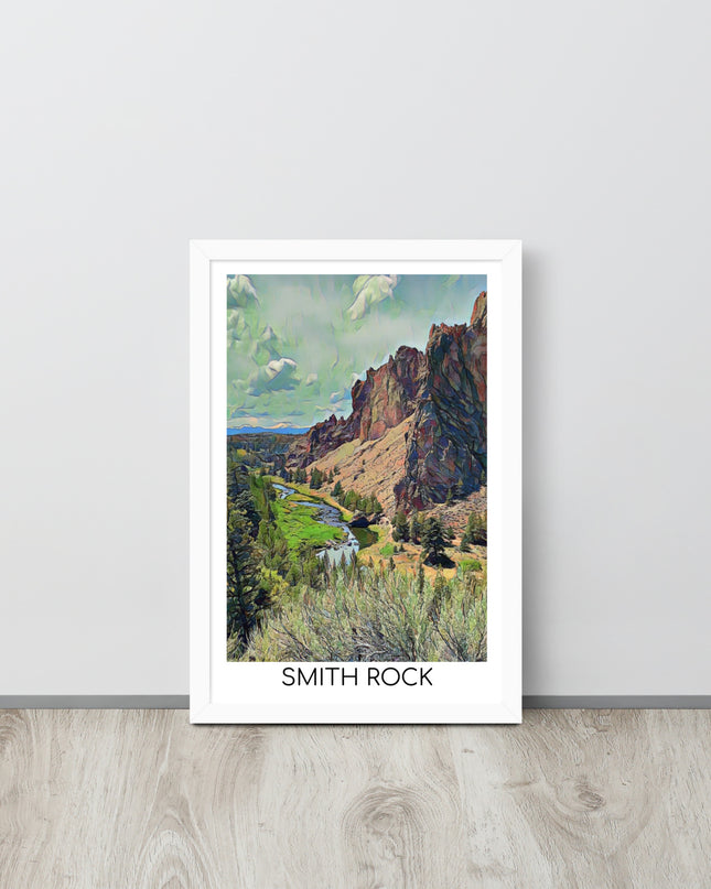 Smith Rock - Framed poster