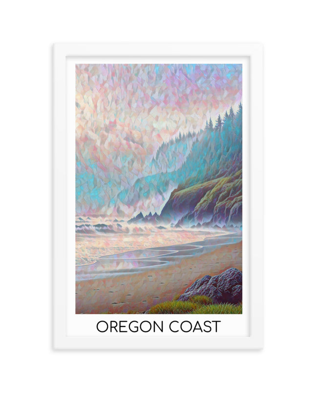 Oregon Coast - Framed poster