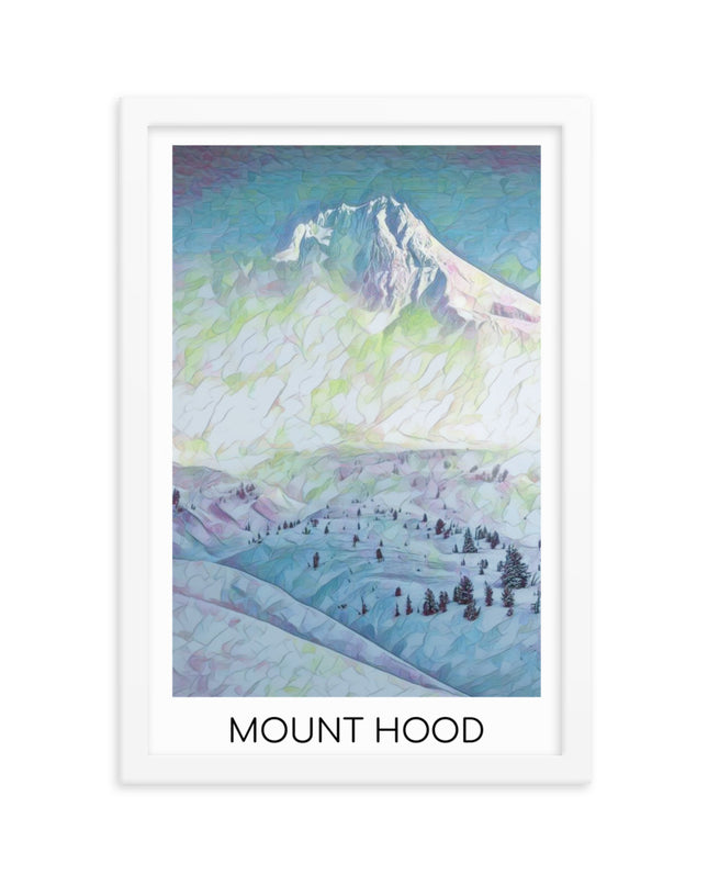 Mount Hood - Framed poster