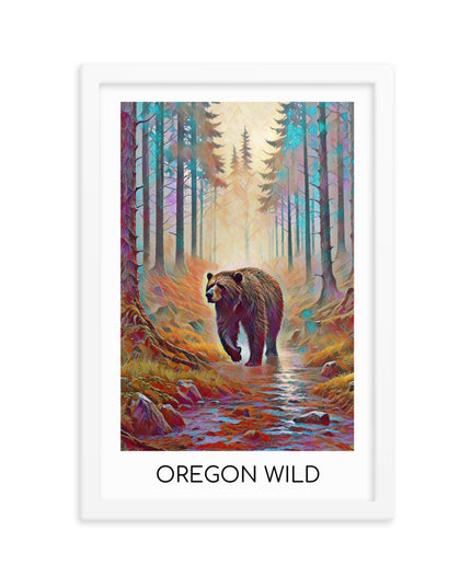 Oregon Wild - Framed poster
