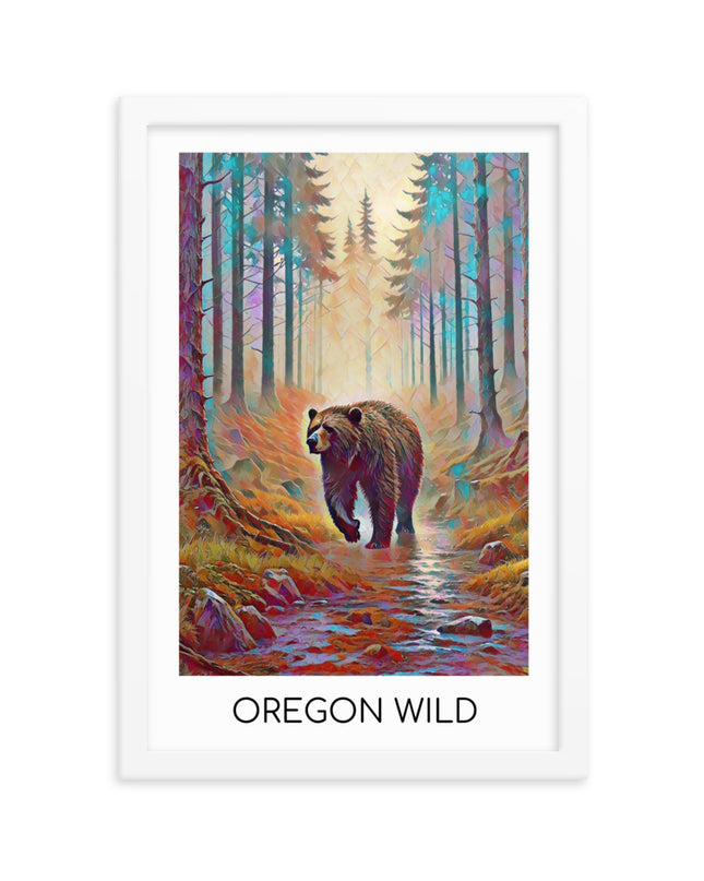 Oregon Wild - Framed poster