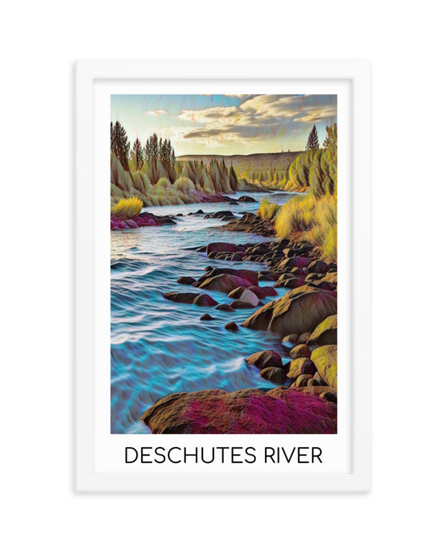 Deschutes River - Framed poster