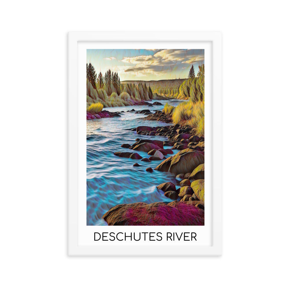 Deschutes River - Framed poster