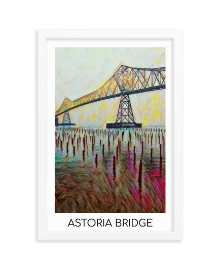 Astoria Bridge - Framed poster