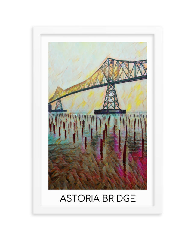 Astoria Bridge - Framed poster