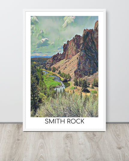 Smith Rock - Framed poster