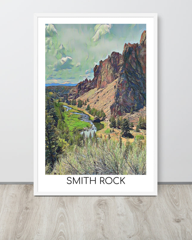 Smith Rock - Framed poster