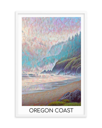 Oregon Coast - Framed poster