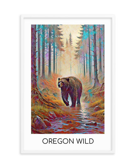 Oregon Wild - Framed poster