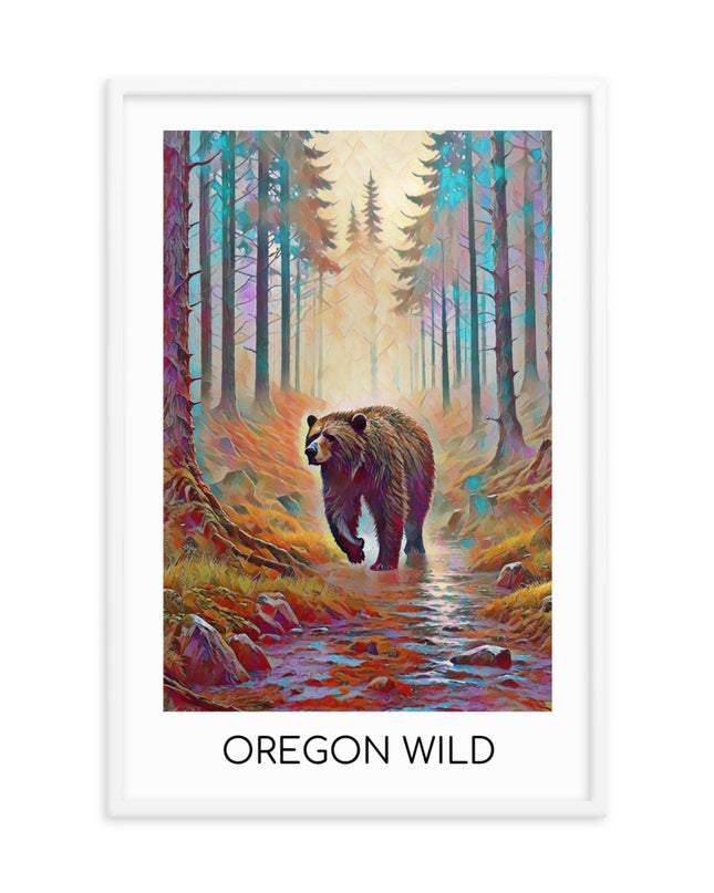 Oregon Wild - Framed poster