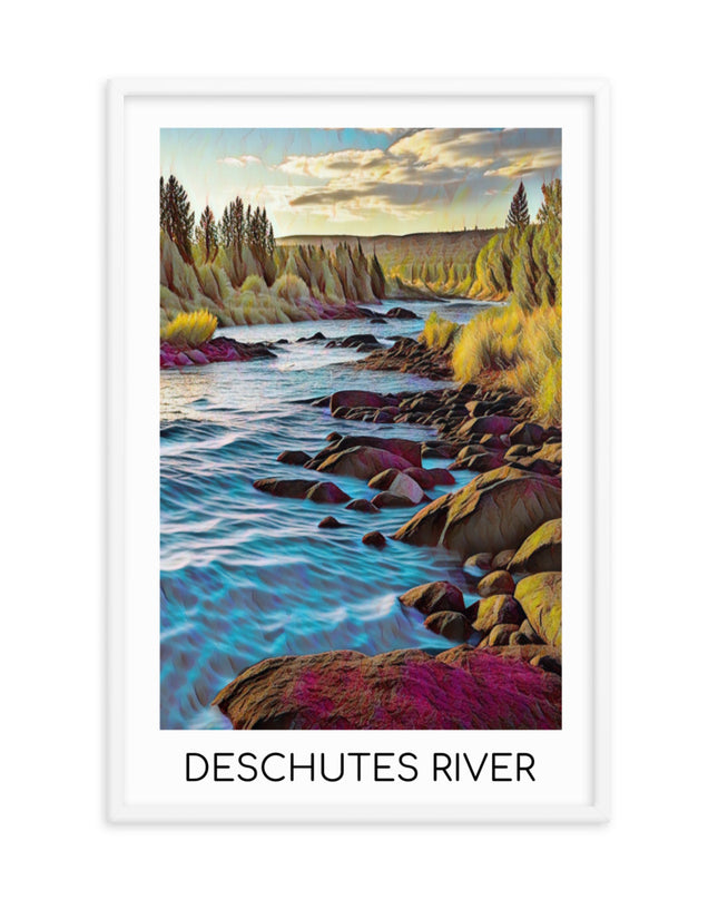 Deschutes River - Framed poster