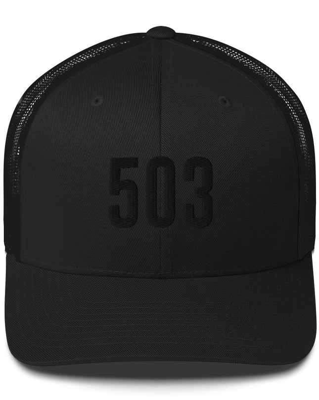 503/Black - Trucker Cap