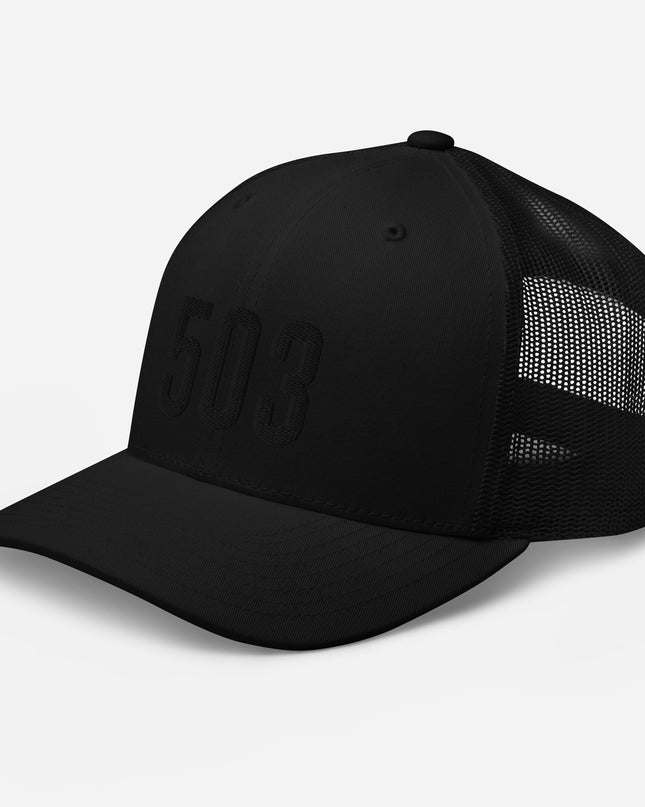 503/Black - Trucker Cap