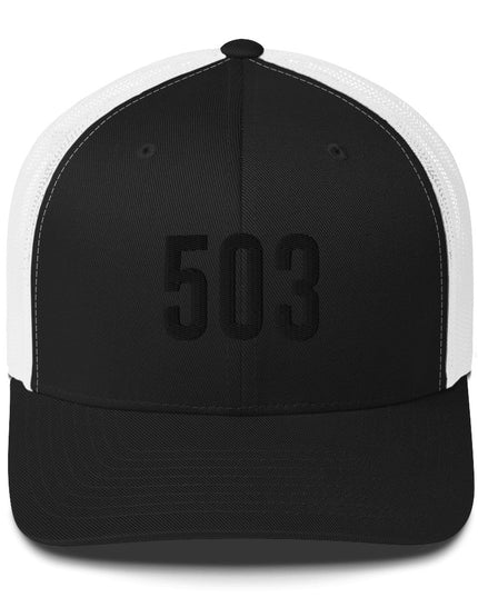503/Black - Trucker Cap