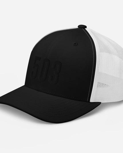 503/Black - Trucker Cap