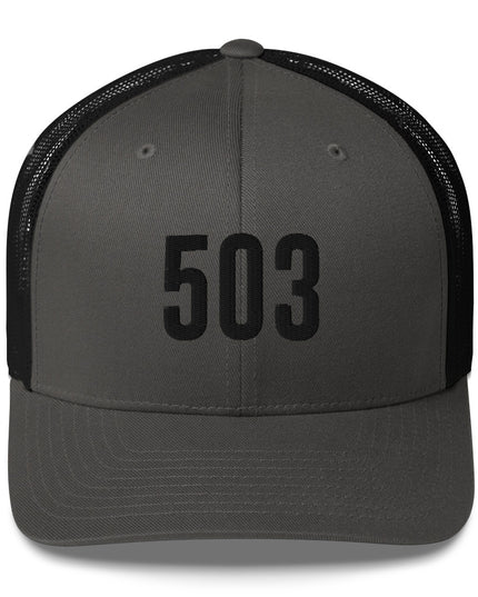 503/Black - Trucker Cap