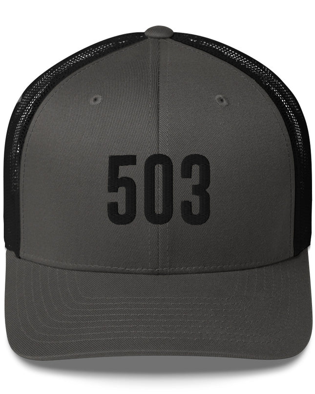 503/Black - Trucker Cap