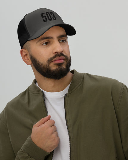 503/Black - Trucker Cap