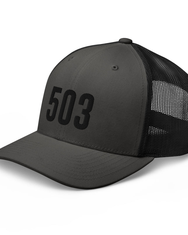 503/Black - Trucker Cap
