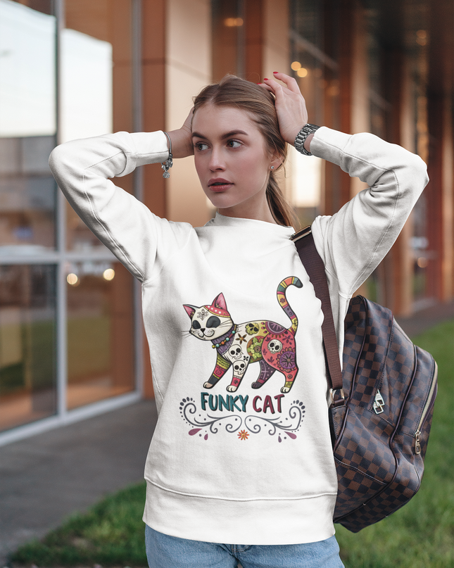 FUNKY CAT 3 - Unisex Sweatshirt