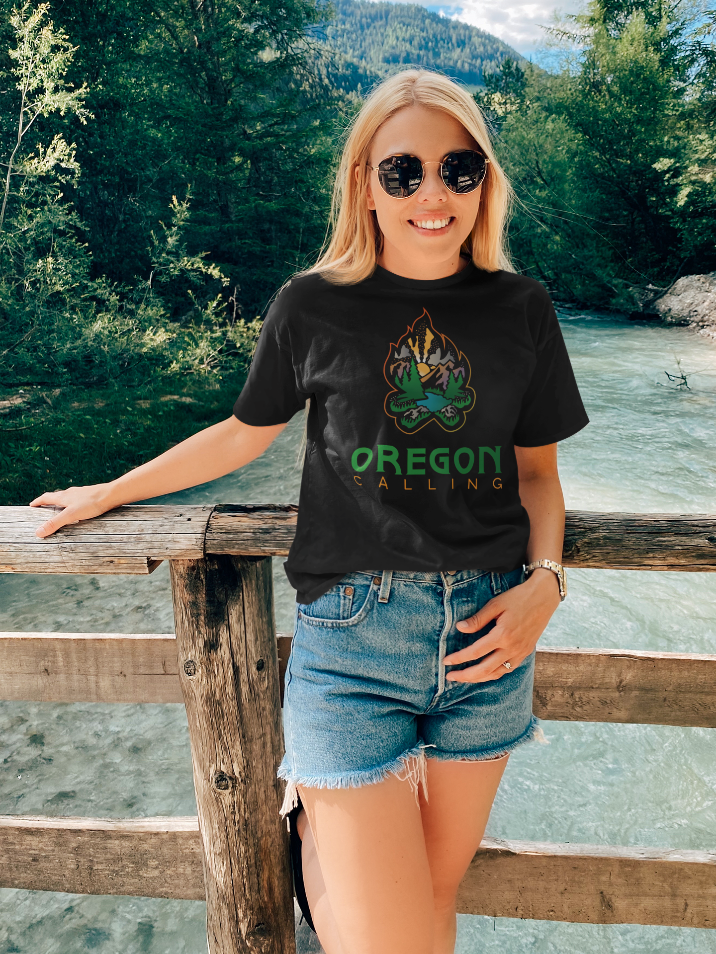 OREGON CALLING - COMFORT COLORS - Unisex garment-dyed heavyweight t-shirt