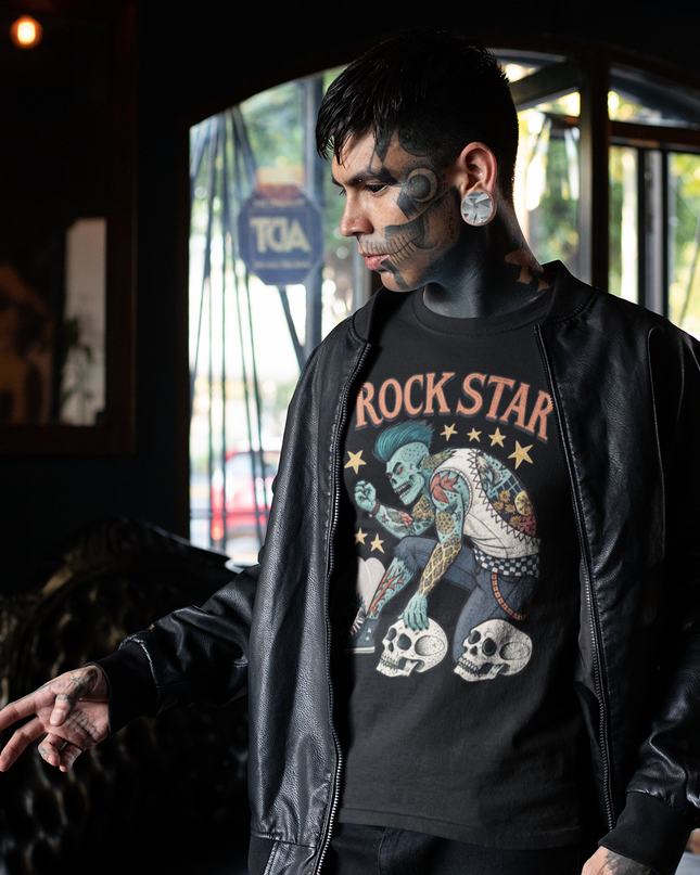 ROCK STAR - TATTOOED MONSTER - Unisex classic tee