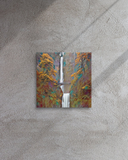 Multnomah Falls - Digital Art - Thin canvas