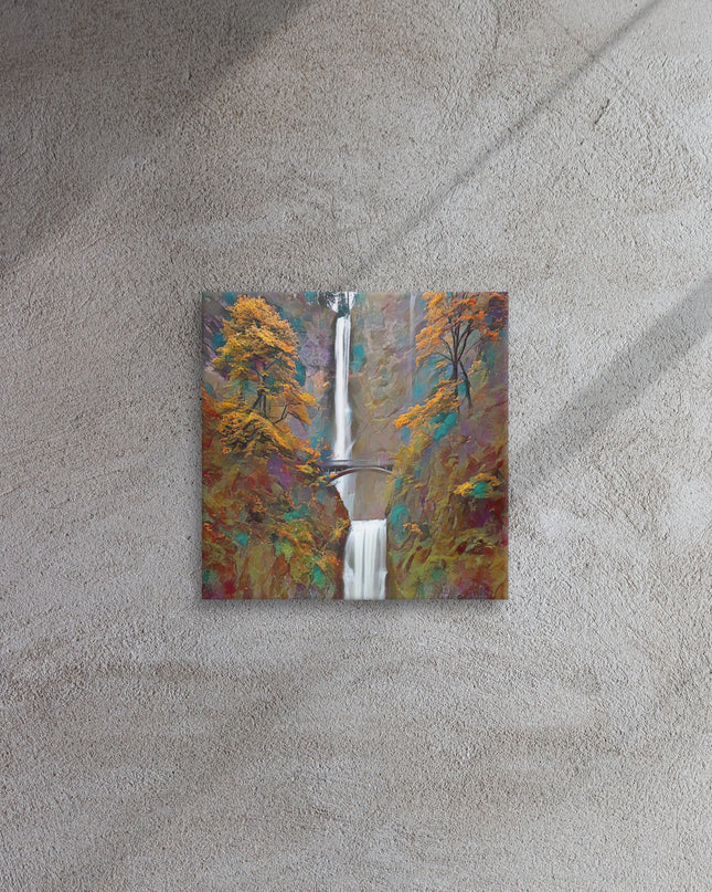 Multnomah Falls - Digital Art - Thin canvas