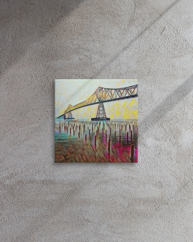Astoria Bridge - Digital Art - Thin canvas