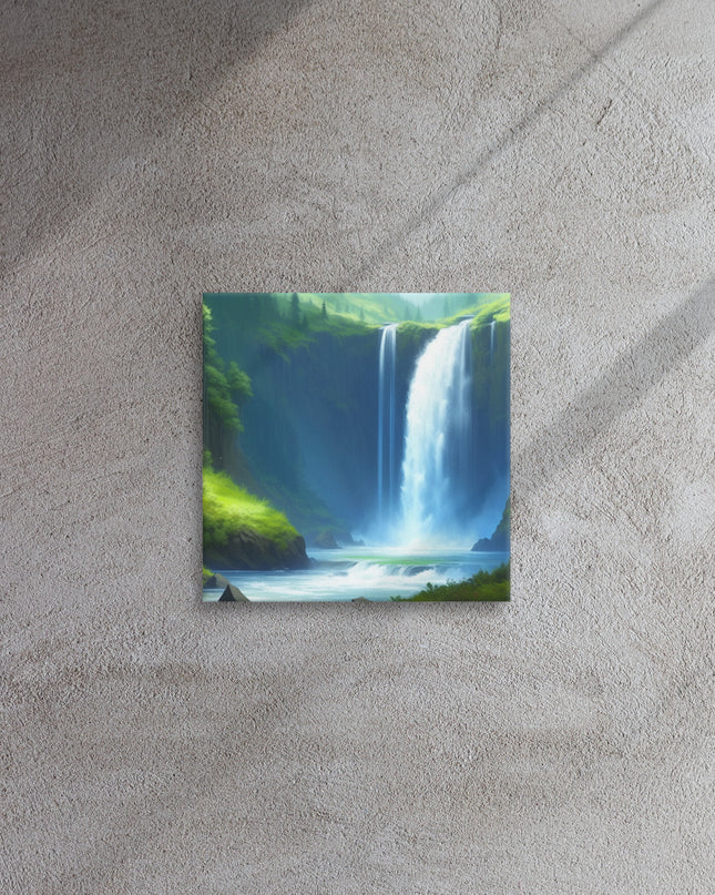 Beautiful Oregon Waterfalls - Digital Art -Thin canvas