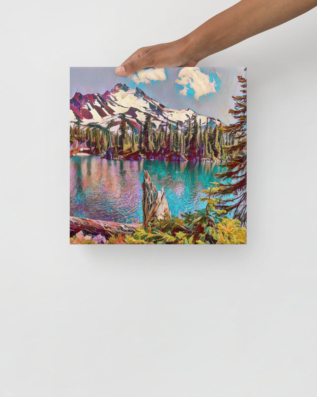 Mount Jefferson - Digital Art - Thin canvas