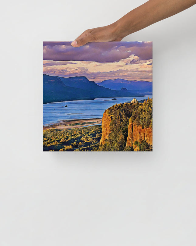 Columbia River Gorge - Digital Art - Thin canvas