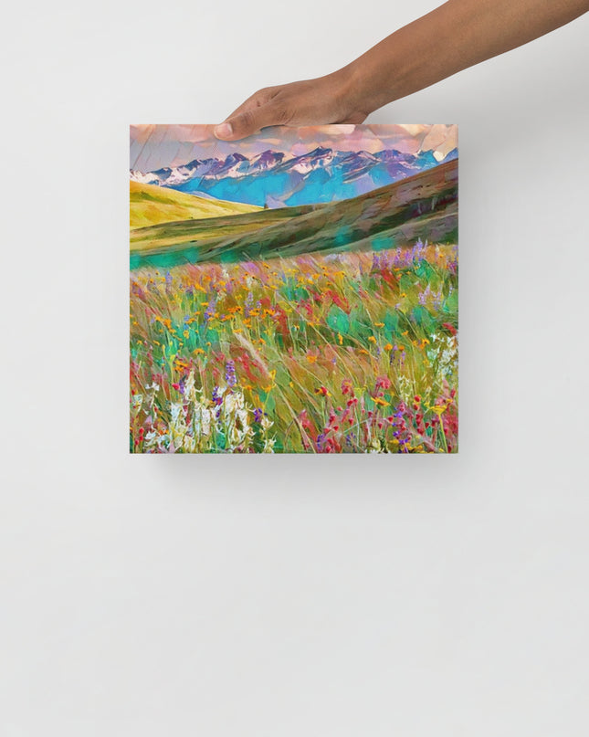 Oregon Wildflowers - Digital Art - Thin canvas
