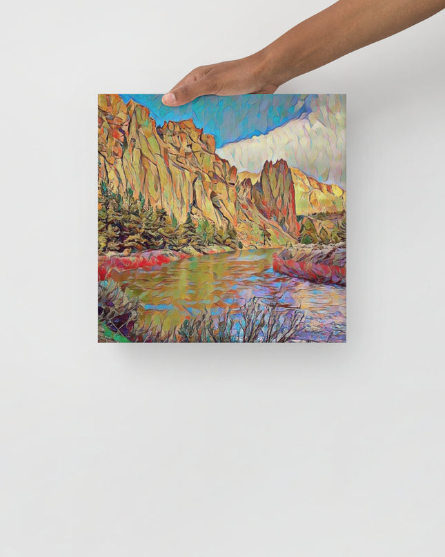 Smith Rock - Digital Art - Thin canvas