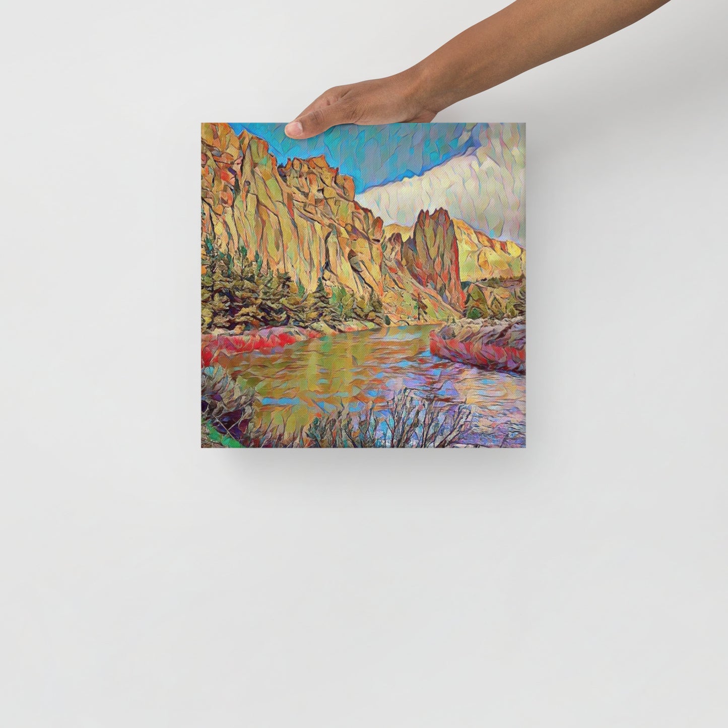 Smith Rock - Digital Art - Thin canvas