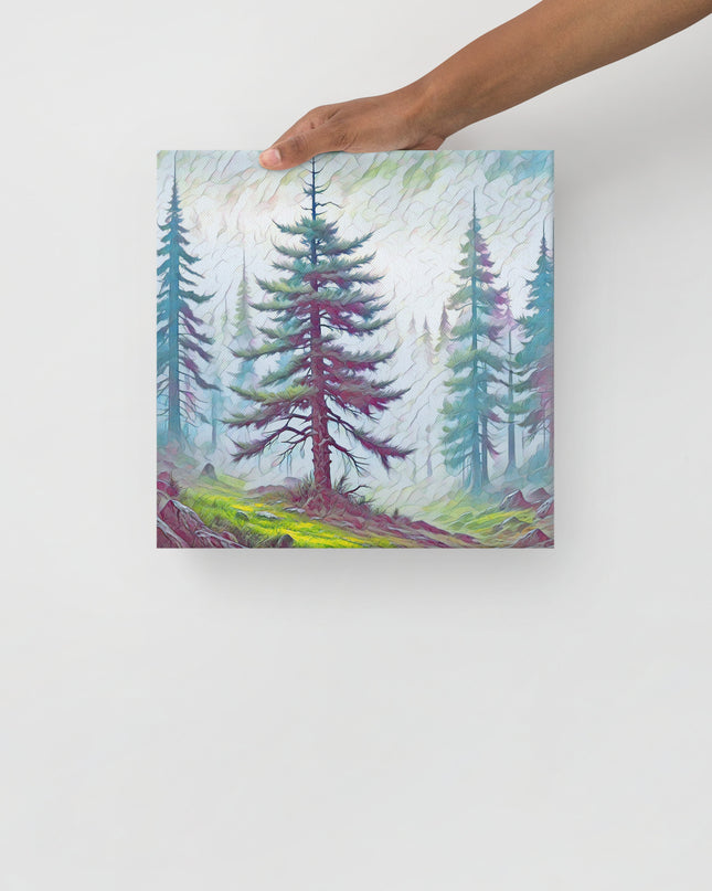 into the Oregon Woods - Digital Art -Thin canvas