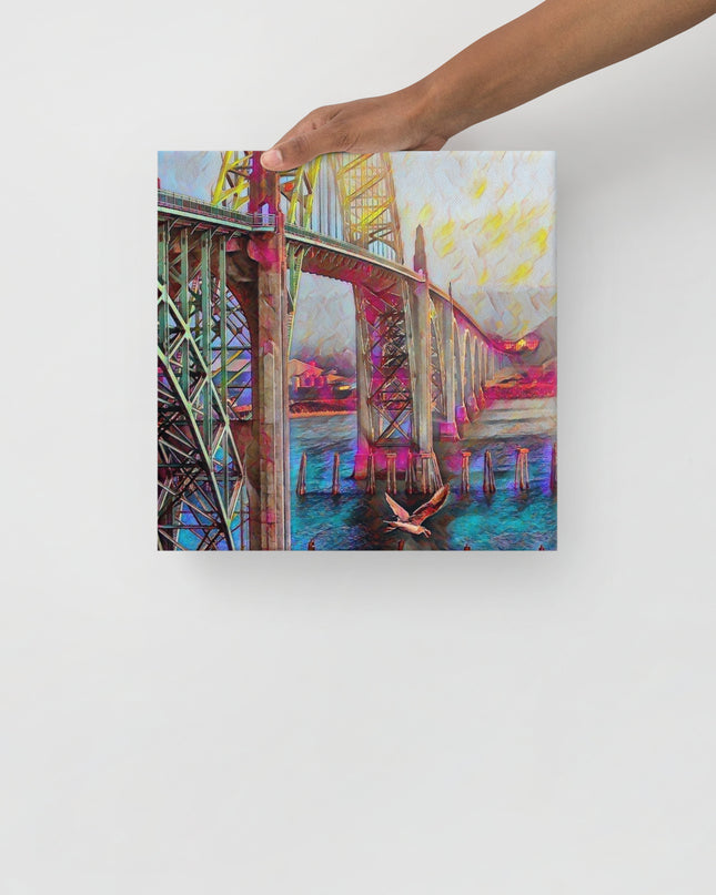 Newport Oregon - Digital Art -Thin canvas