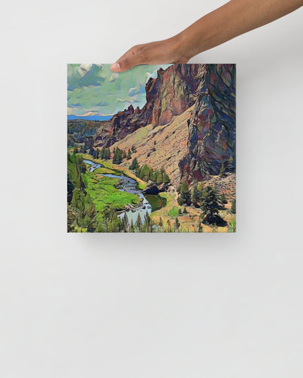 Smith Rock/2 - Oregon - Digital Art - Thin canvas