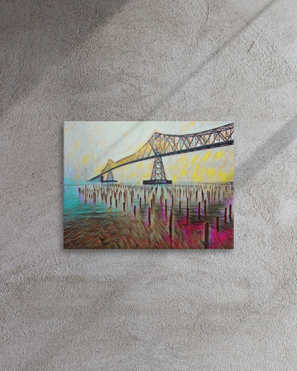 Astoria Bridge - Digital Art - Thin canvas