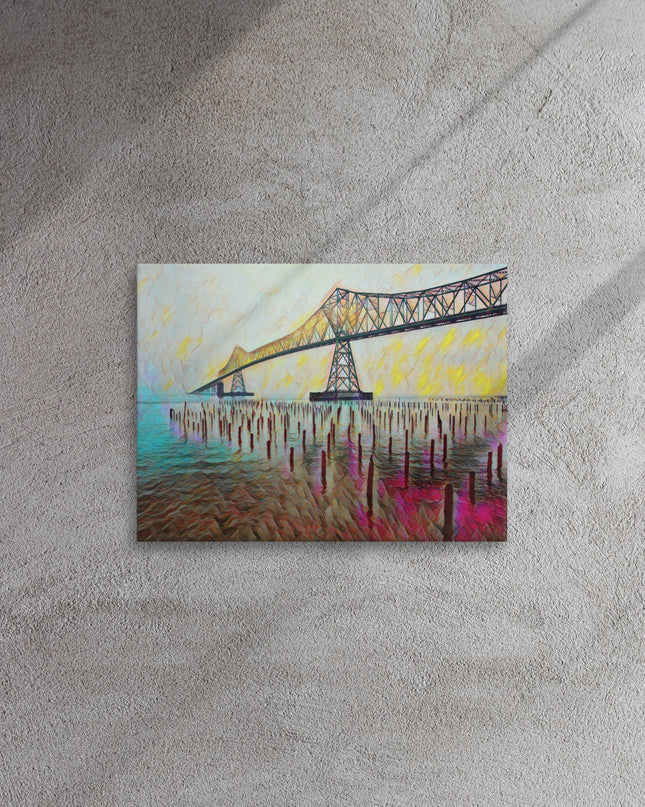 Astoria Bridge - Digital Art - Thin canvas