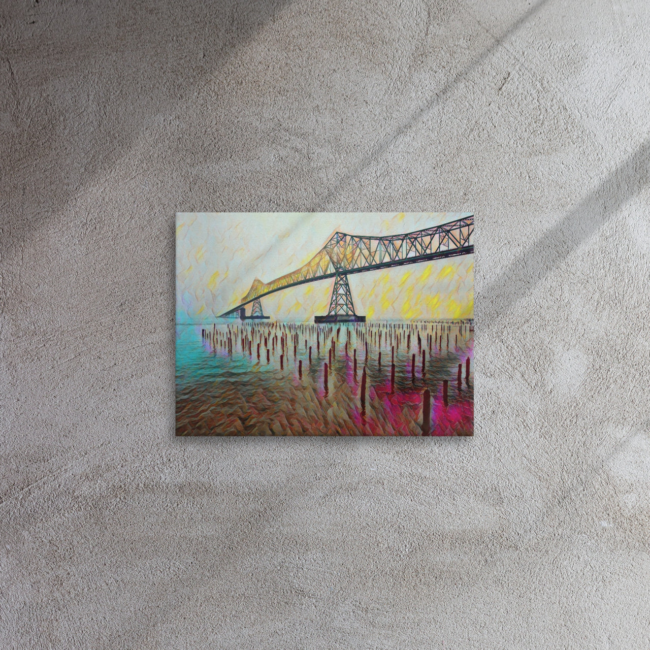 Astoria Bridge - Digital Art - Thin canvas