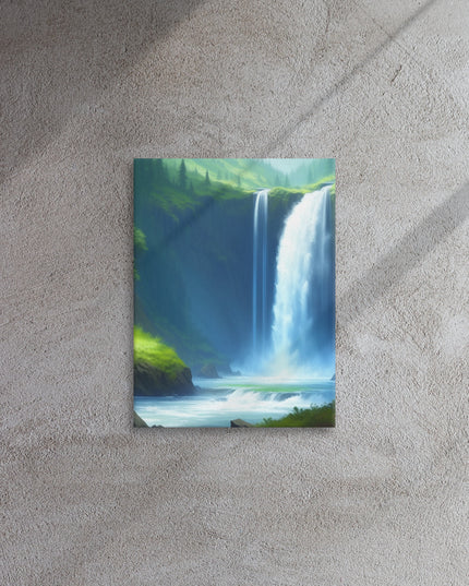 Beautiful Oregon Waterfalls - Digital Art -Thin canvas