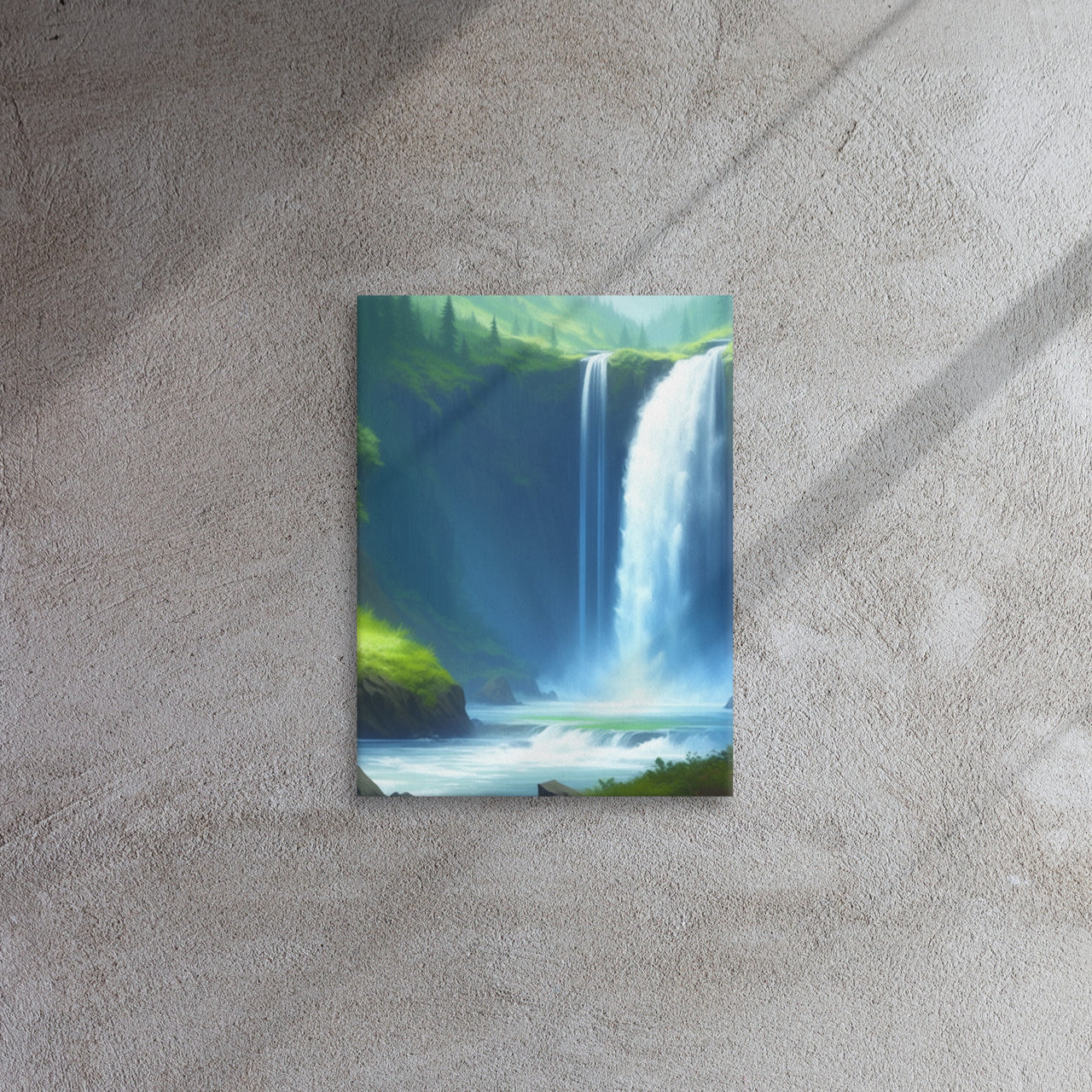 Beautiful Oregon Waterfalls - Digital Art -Thin canvas