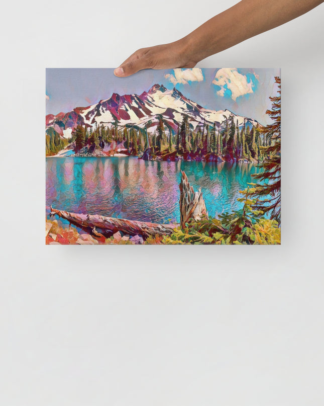 Mount Jefferson - Digital Art - Thin canvas