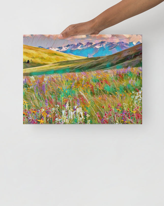 Oregon Wildflowers - Digital Art - Thin canvas