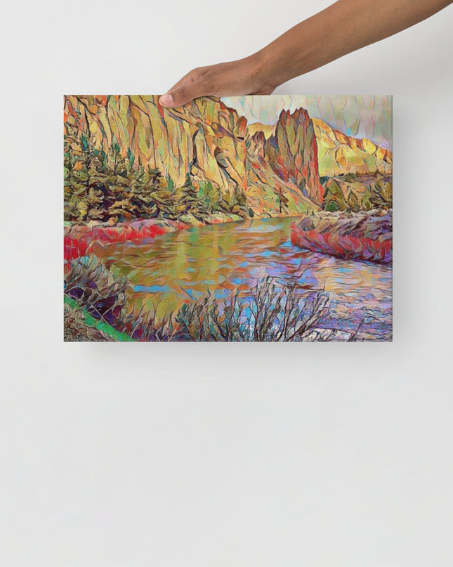 Smith Rock - Digital Art - Thin canvas