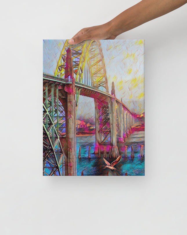 Newport Oregon - Digital Art -Thin canvas