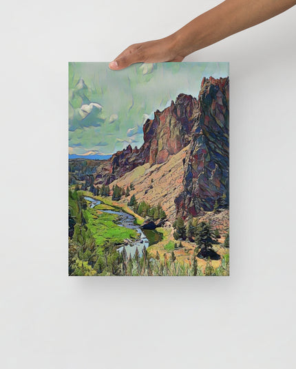Smith Rock/2 - Oregon - Digital Art - Thin canvas